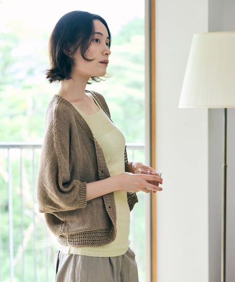 【ladies】2wayタンクトップ　あさひ（light yellow）