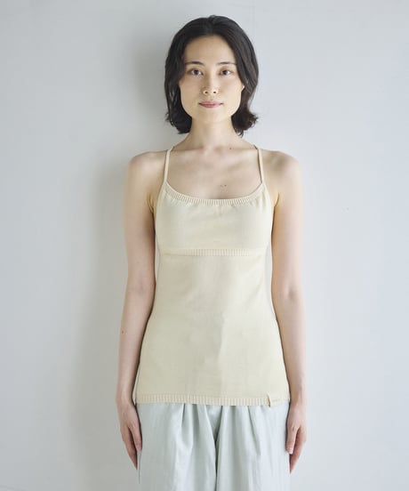【ladies】ブラキャミソール　あまぐも（khaki gray）
