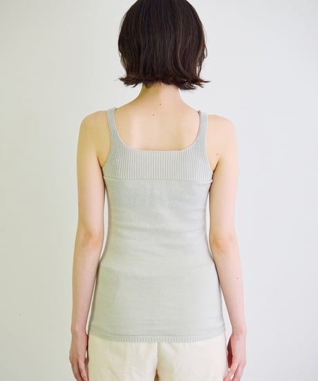 【ladies】ベーシックタンクトップ　あさひ（light yellow）
