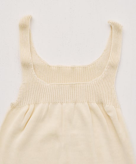 【ladies】ベーシックタンクトップ　きなり（ivory）