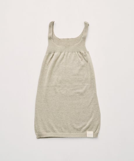 【ladies】ベーシックタンクトップ　あまぐも（khaki gray）