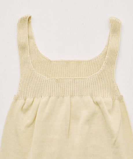 【ladies】ベーシックタンクトップ　あさひ（light yellow）