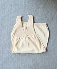 【ladies】2wayタンクトップ　きなり（ivory）
