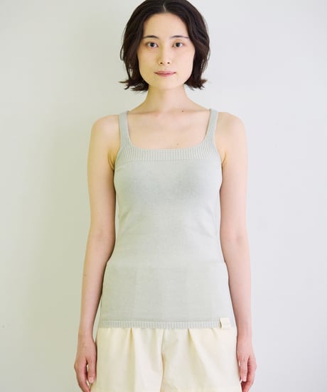 【ladies】ベーシックタンクトップ　あさひ（light yellow）