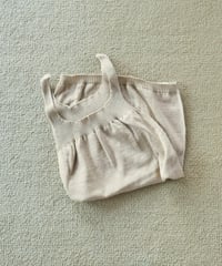 【ladies】ベーシックタンクトップ　あまぐも（khaki gray）