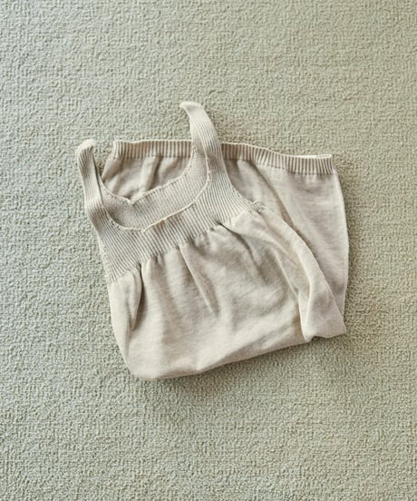 【ladies】ベーシックタンクトップ　あまぐも（khaki gray）