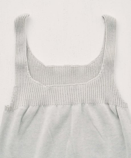 【ladies】ベーシックタンクトップ　うすぐもり（blue gray）