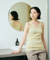【ladies】2wayタンクトップ　あさひ（light yellow）