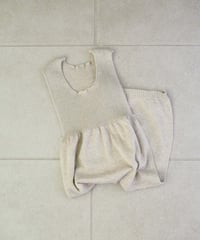 【ladies】ノースリーブプルオーバー　あまぐも（khaki gray）