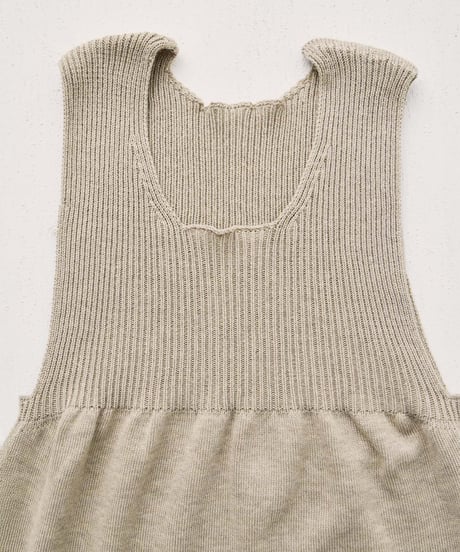 【ladies】ノースリーブプルオーバー　あまぐも（khaki gray）