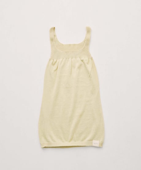 【ladies】ベーシックタンクトップ　あさひ（light yellow）