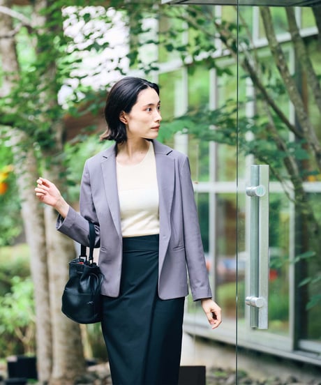 【ladies】ノースリーブプルオーバー　あまぐも（khaki gray）