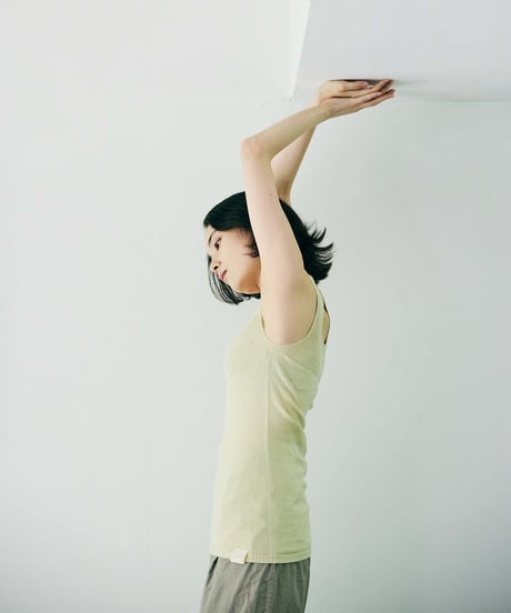 【ladies】2wayタンクトップ　あさひ（light yellow）