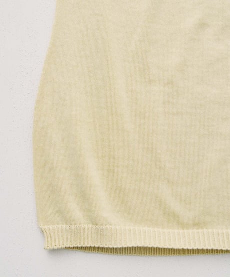 【ladies】ノースリーブプルオーバー　あさひ（light yellow）