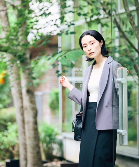 【ladies】ノースリーブプルオーバー　あまぐも（khaki gray）