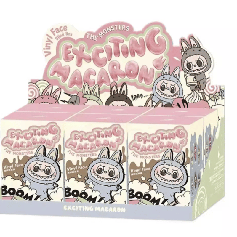 ラブブ 新品 正規品 LABUBU Exciting Macaron マカロン ぬいぐるみ ブ