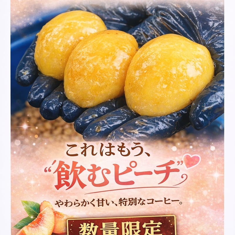 コロンビア インフューズドウォッシュピーチ生豆100g | 朋珈琲焙煎所