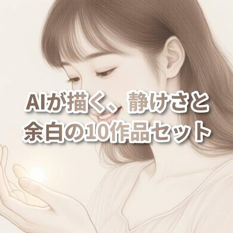 AI生成イラスト 線画女性コレクション10点セット（高解像度・商用利用可）