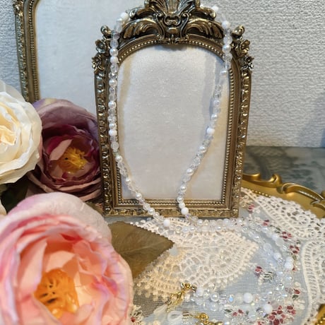 メガネに付けてみて