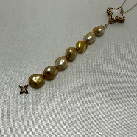 新品未使用　天然タヒチ芥子　ケシパールペンダント もう二度と出逢えない！天然ケシパールのペンダント