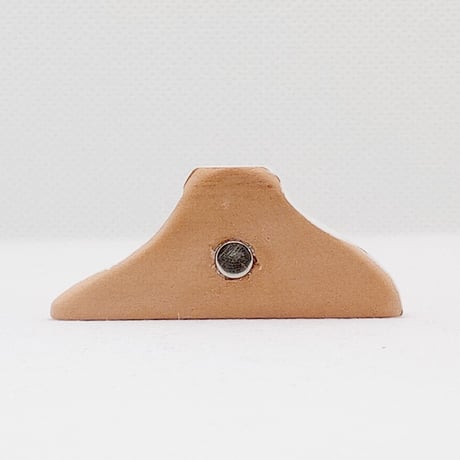 hyoitto マグネット 山シリーズ-残雪03／一点物 素朴木製文具 ハンドメイド
