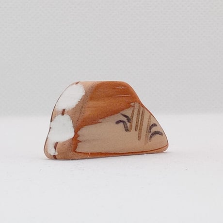 hyoitto マグネット 山シリーズ-残雪02／一点物 素朴木製文具 ハンドメイド