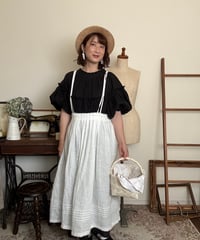【ホワイト】クロスタックタブリエ