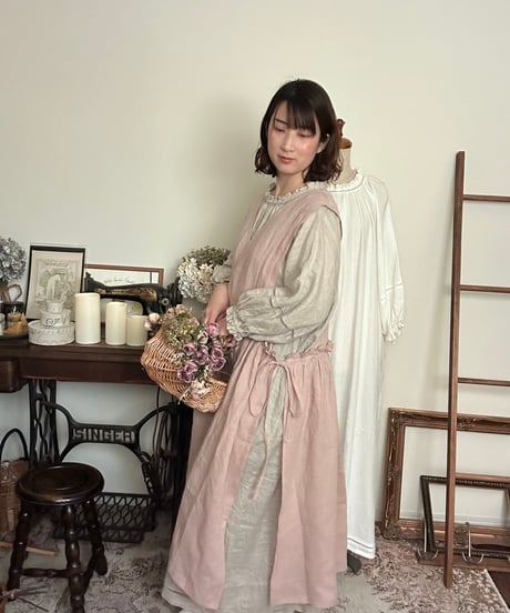 【キナリ】はしごレースワンピース
