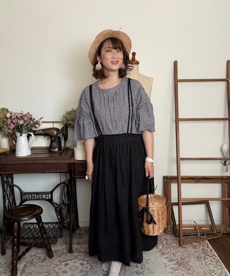 【ブラック】クロスタックタブリエ