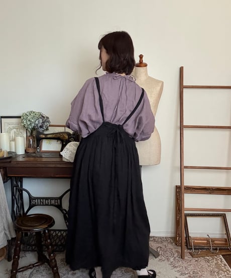 【すみれ】はしごレースブラウス