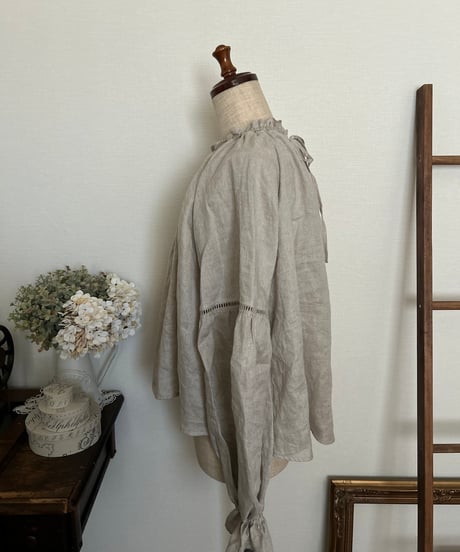 【キナリ】はしごレースブラウス