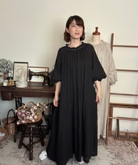【ブラック】はしごレースワンピース