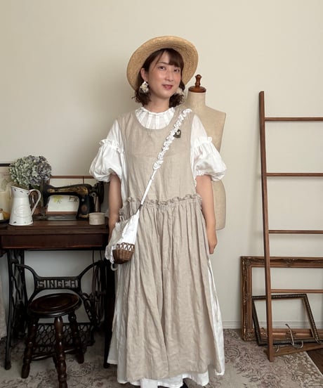 【ホワイト】ホイップワンピース