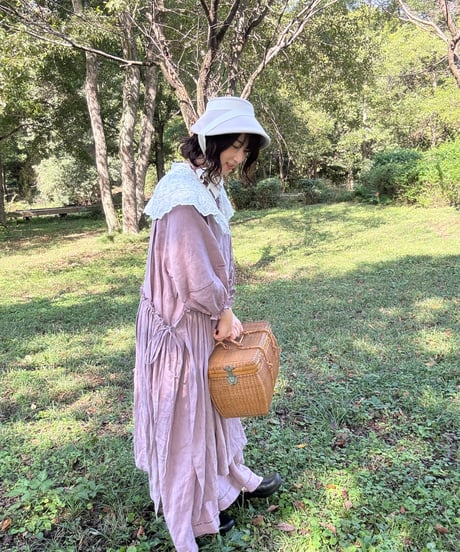 【すみれ】はしごレースワンピース