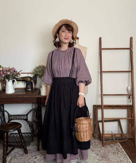 【ブラック】クロスタックタブリエ