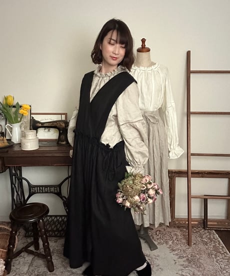 【キナリ】はしごレースブラウス
