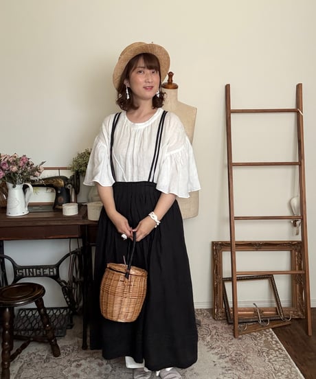 【ブラック】クロスタックタブリエ