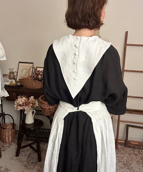 【ブラック】はしごレースワンピース