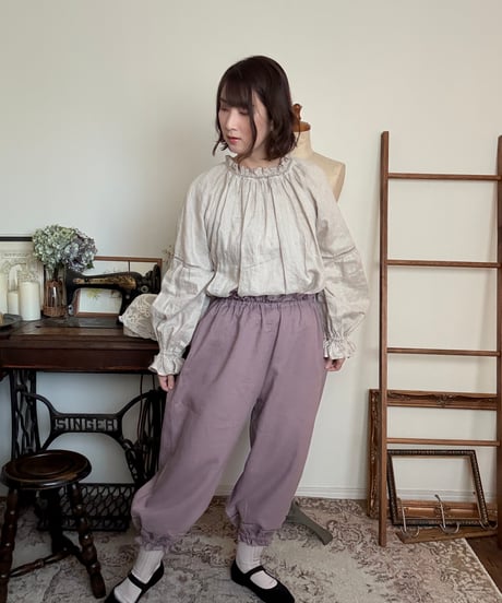 【すみれ】はしごレースドロワーズパンツ