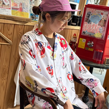 総柄シャツ