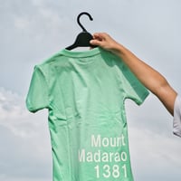 斑尾1381 シンプル背面ロゴTシャツ（キッズサイズ・袖ロゴ無し）