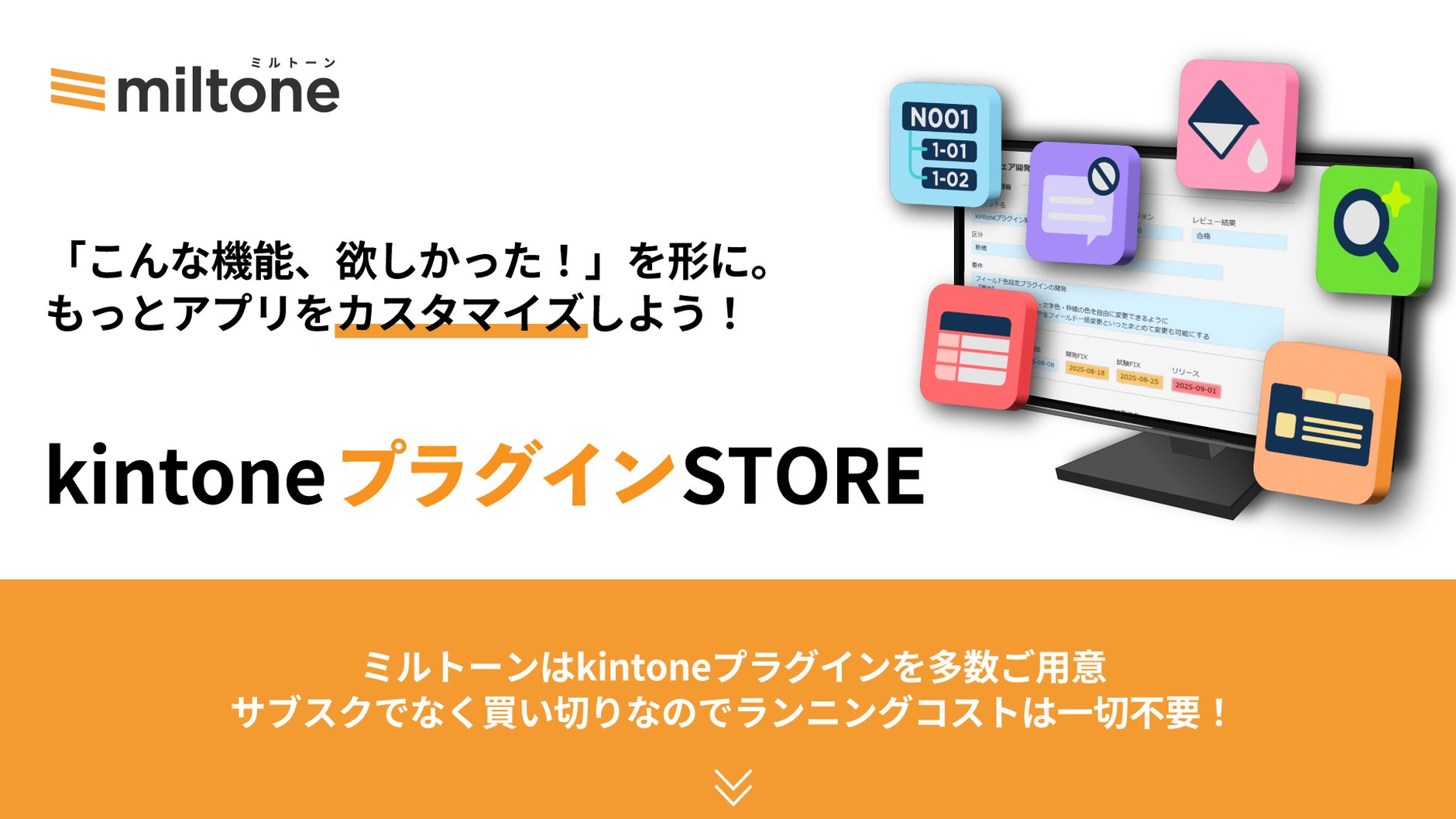 miltone for kintone 