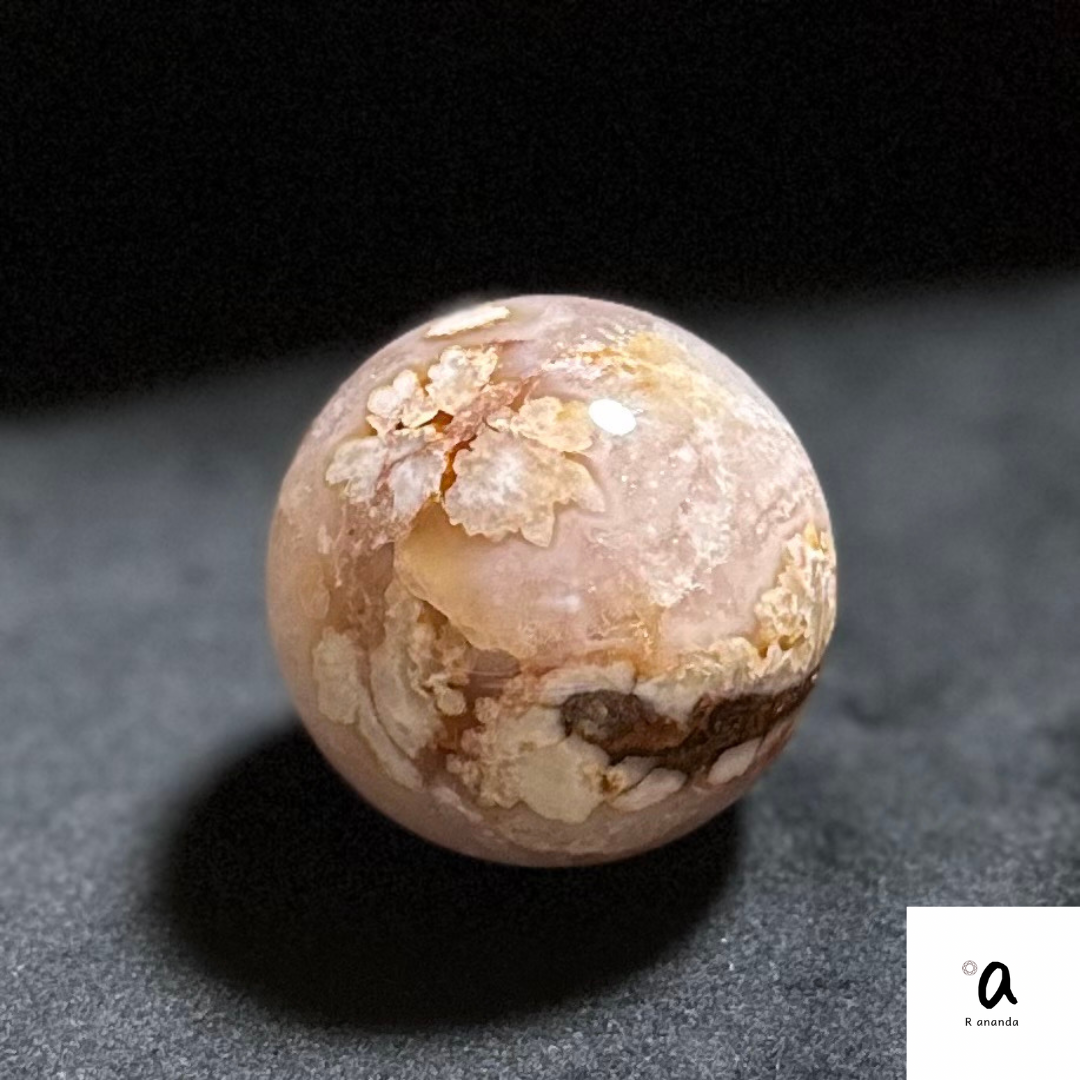 桜めのう/スフィア/約51.2㎜ | R ananda