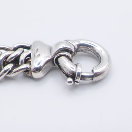 Tiffany & Co. Sterling Silver Heavy Double Curb Link Bracelet (Italy)
