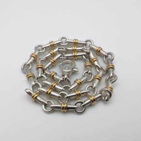 Tiffany & Co. Vintage 18K Gold & Silver Bridle Link Necklace