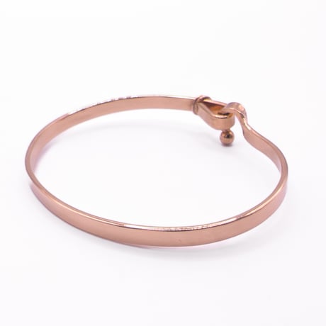 Tiffany & Co. 18K Hook & Eye Flat Bangle
