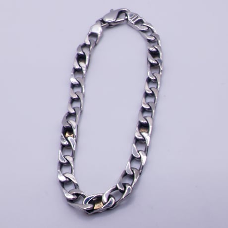 Tiffany & Co. 925 × 18K Figaro Chain Bracelet
