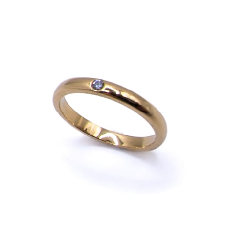 Tiffany & Co. Elsa Peretti 18K Gold Stacking Band Ring (1984 Vintage)