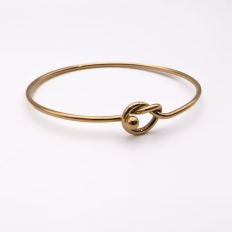 Tiffany & Co. 18K Yellow Gold Love Knot Bangle