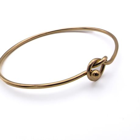 Tiffany & Co. 18K Yellow Gold Love Knot Bangle